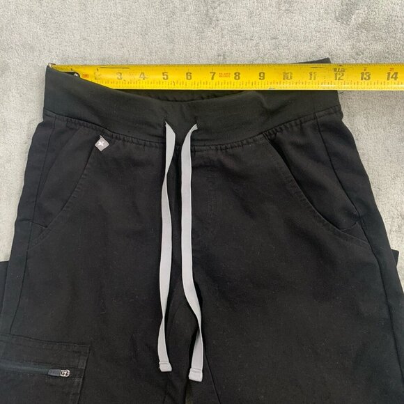 Figs Scrub Pants Womens XXS Zamora Jogger Nurse Workwear Black Medical RN - Picture 7 of 15